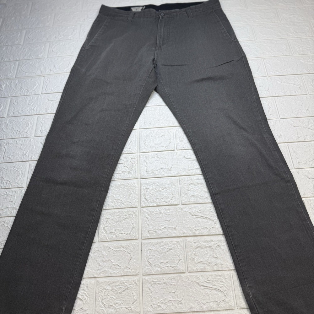 Volcom Vmonty Men Gray Chino Pants Modern Straight Leg A1131351 Size 32x31